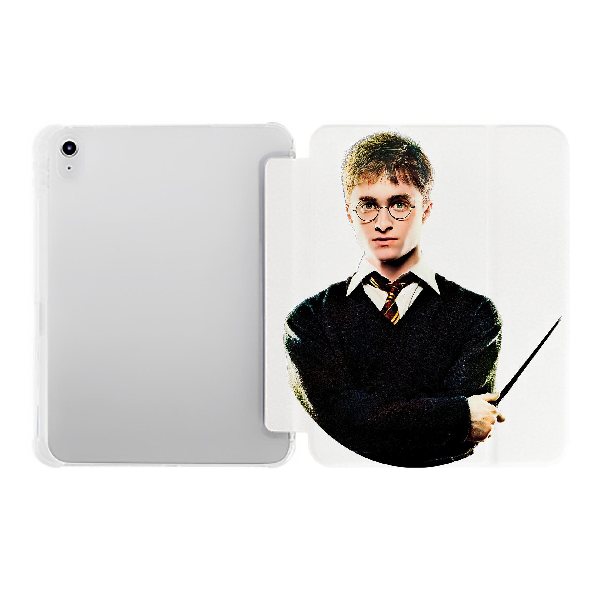 （画像用） Harry Potter ハリー・ポッターシリーズ IPad ケース ペン収納付き 三つ折りスタンド PUレザー×シリコン 対応機種9.5/10.5/10.9インチ